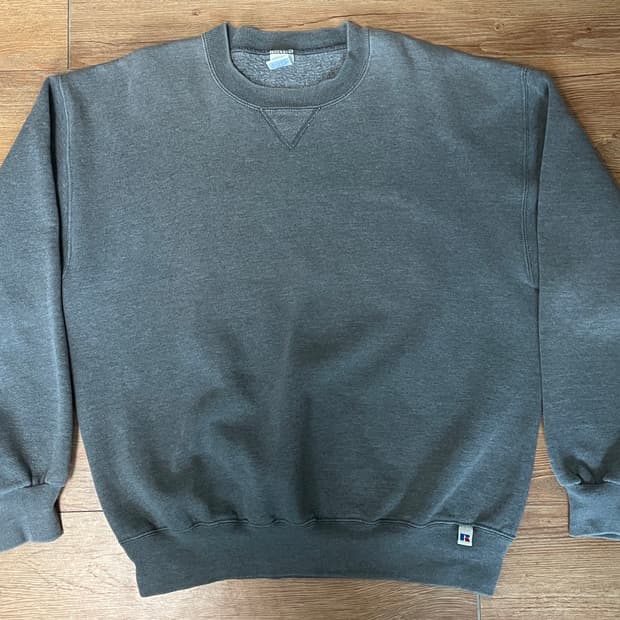 90s 러셀 애슬레틱 스웻셔츠 그레이 미제🇺🇸