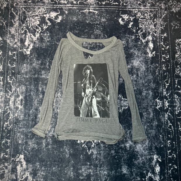 Jimmy Page distressed Long sleeve