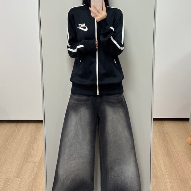 나이키 사이드라인 블랙 트랙탑 져지
