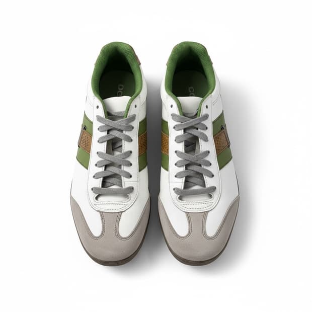 Disel 흰색/녹색 스니커즈 운동화 275