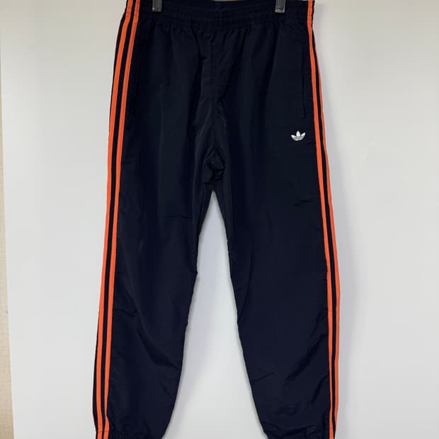 아디다스 삼선 트레이닝 바지 코랄 허리 31-35 XL
