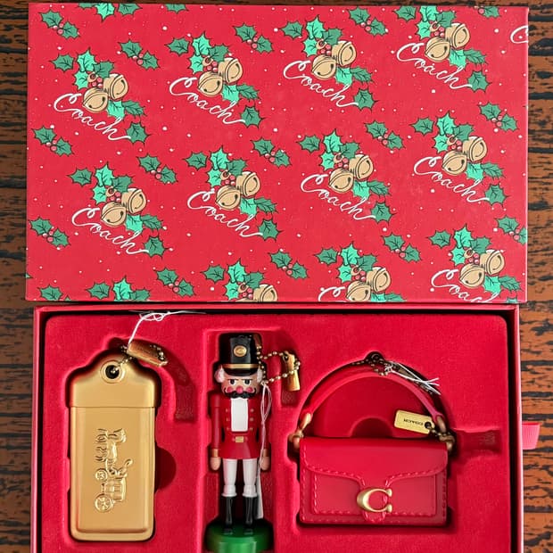 [새상품] 코치 COACH 크리스마스 트리 오너먼트 3종 세트 선물