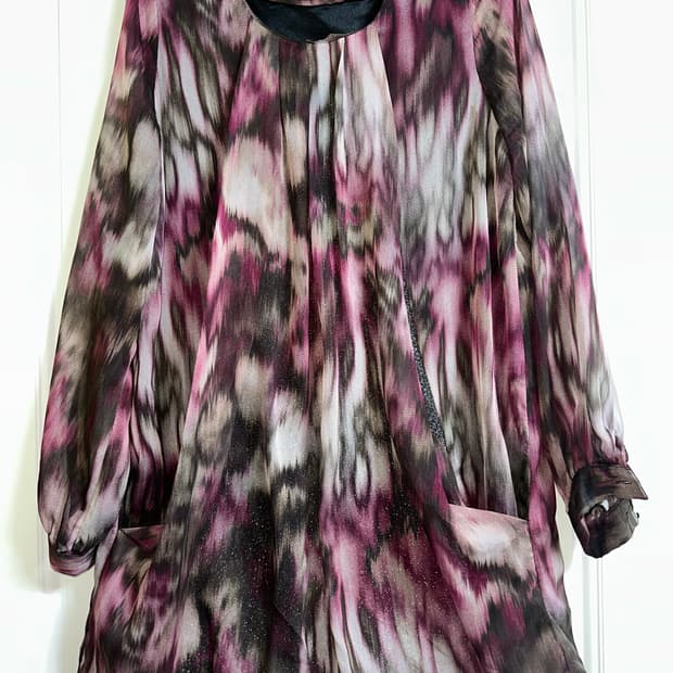 오리엔탈 갸루 빈티지 블라우스