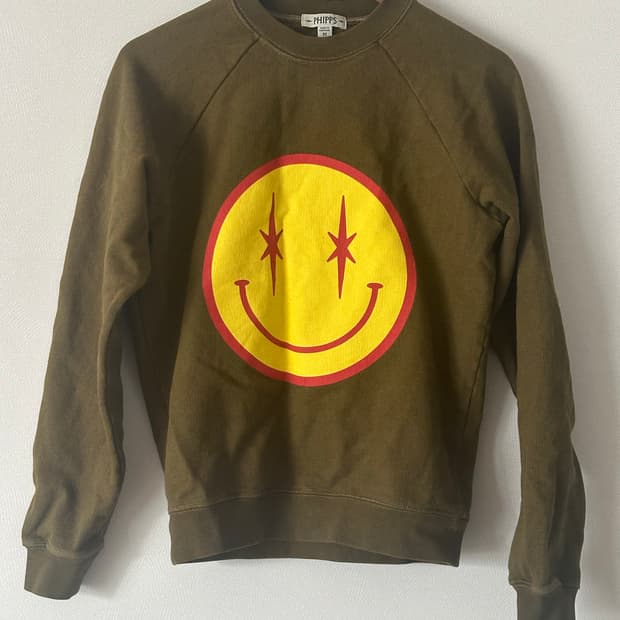 핍스 카키 맨투맨(스웨트셔츠)