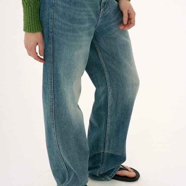 웰빙익스프레스 essential denim medium blue
