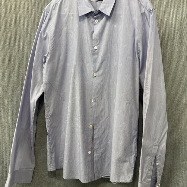 쟈딕앤볼테르 Zadig & Voltaire 라이트 블루  스컬 패턴 셔츠