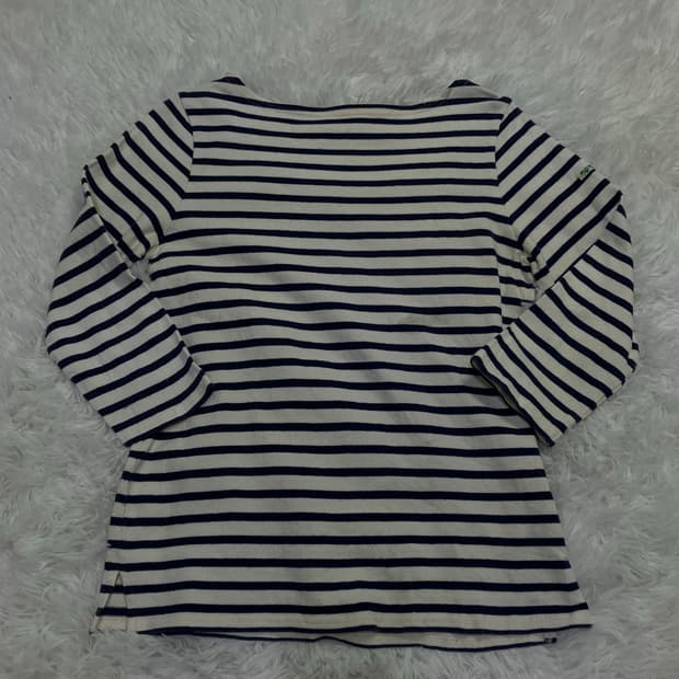 빈티지 빔즈 블루 스트라이프 티셔츠 y2k 스트릿 갸루 펑키 일본빈티지