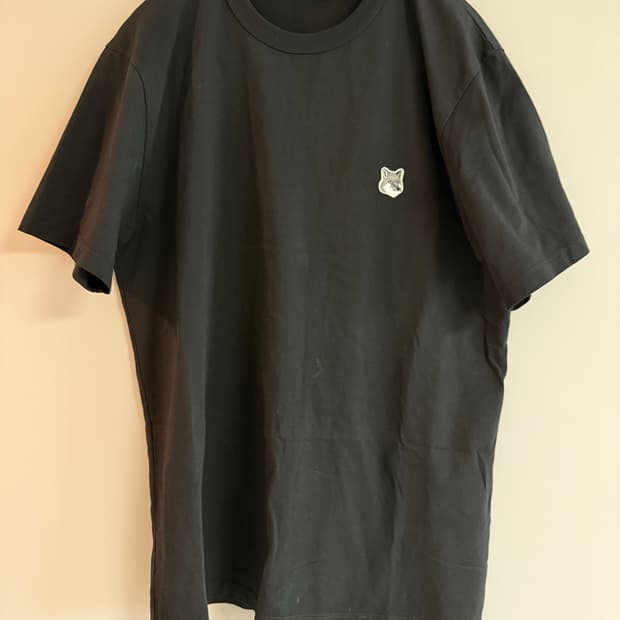 메종키츠네 반팔 블랙