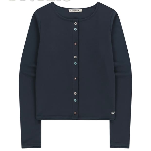코이세이오 RAW EDGE CARDIGAN NAVY