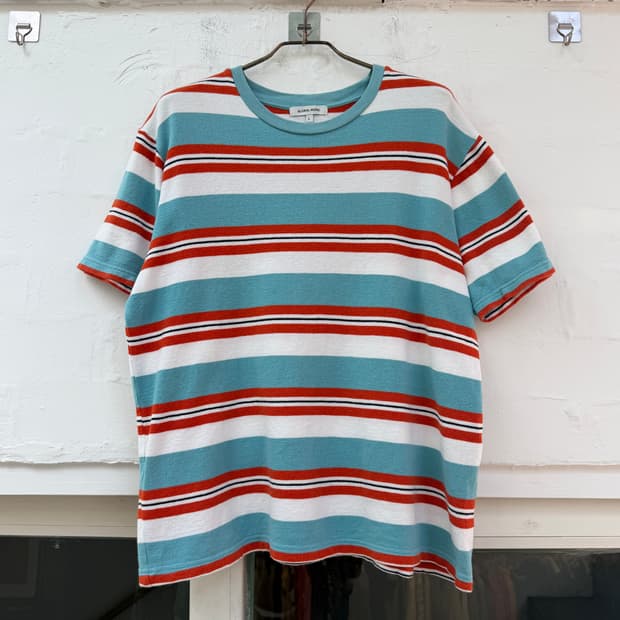 Global Work 스트라이프 반팔티 L