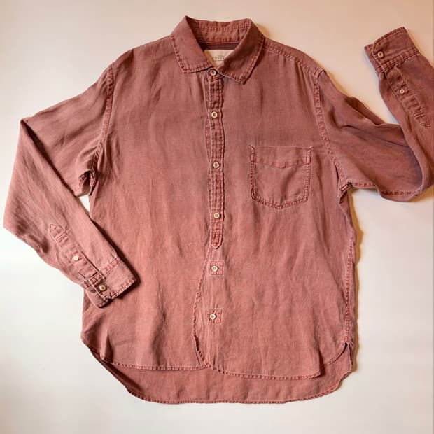 nestRobeCONFECT NaturalDyed Linen shirt