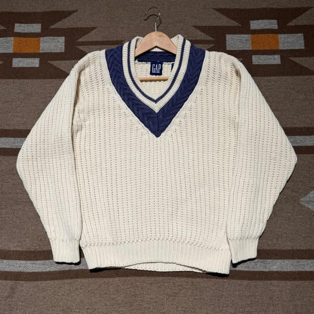 Gap 올드 갭 헤비 크리켓 니트 M 100~105