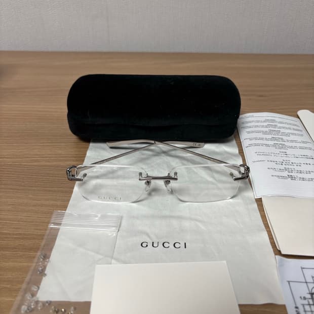 구찌 실버 무테 안경 GG1703O GUCCI