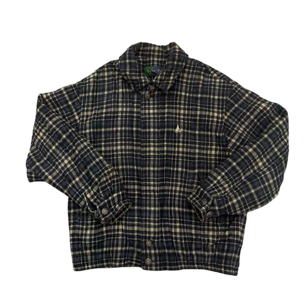 빈폴 누빔 체크 블루종