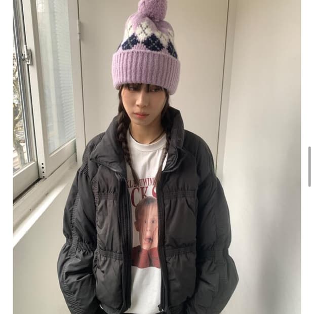 릿킴 패딩 WASHED CUBE DUCK DOWN JACKET