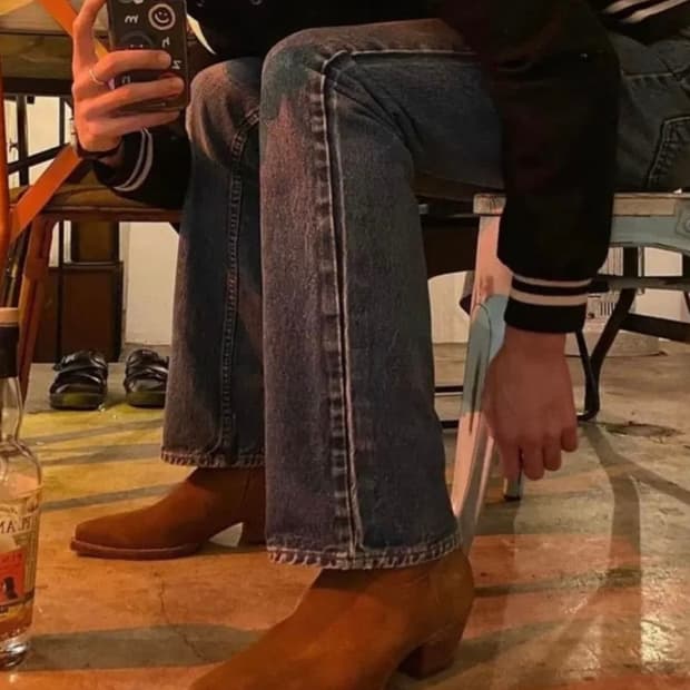 우주매물) 생로랑 루카스 부츠 42 size 시착상품