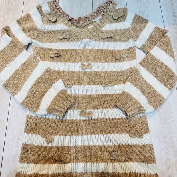 리즈리사 라떼갸루 핀터깔 니트