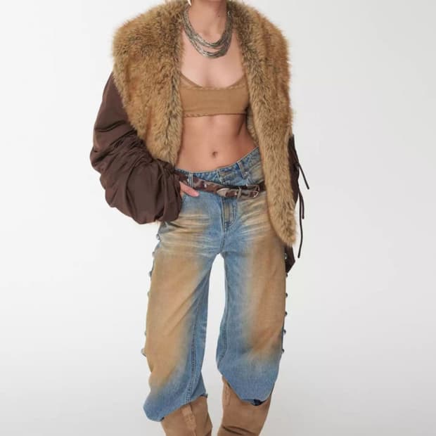 원진 스튜디오 퍼자켓 (새상품)