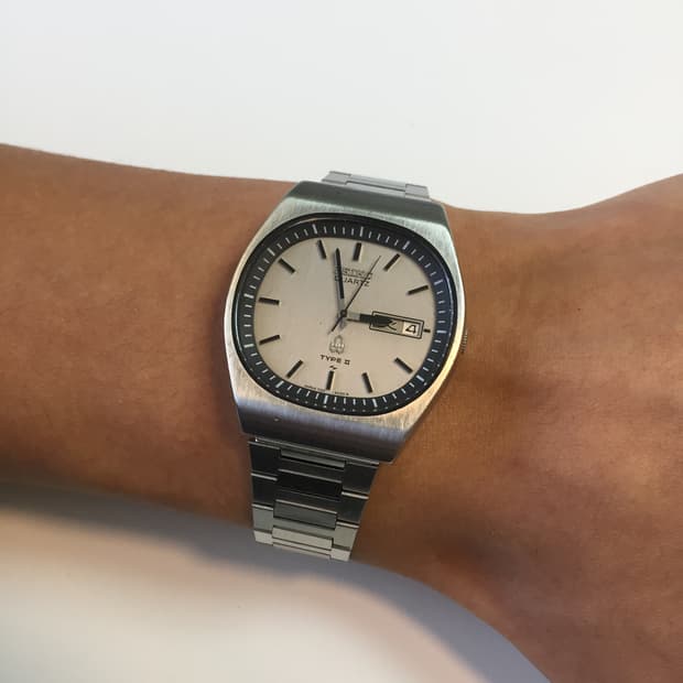 70s seiko type 2 quartz sports day-date