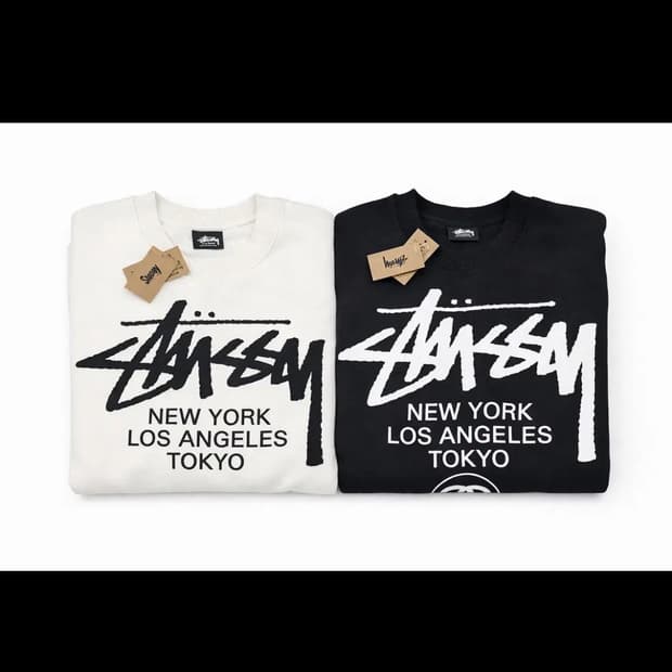 🔥[정품/무료배송]🔥STUSSY 스투시 월드투어 크루넥 맨투맨 3컬러