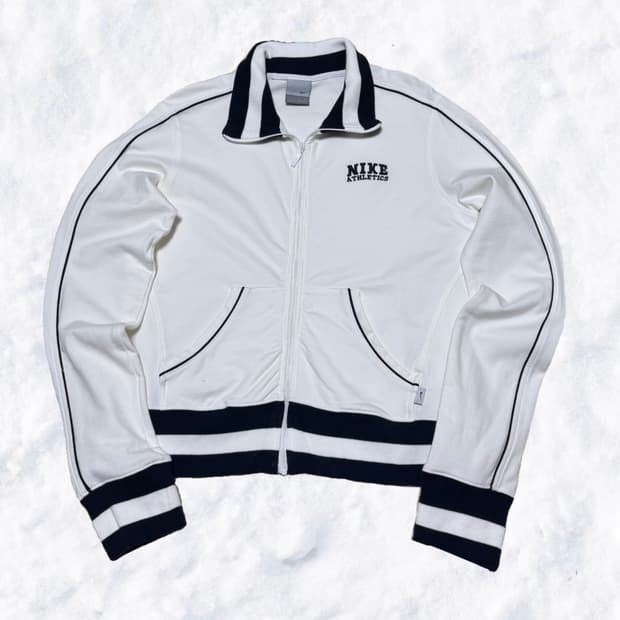 나이키 00s 올드스쿨 화이트 네이비 면집업