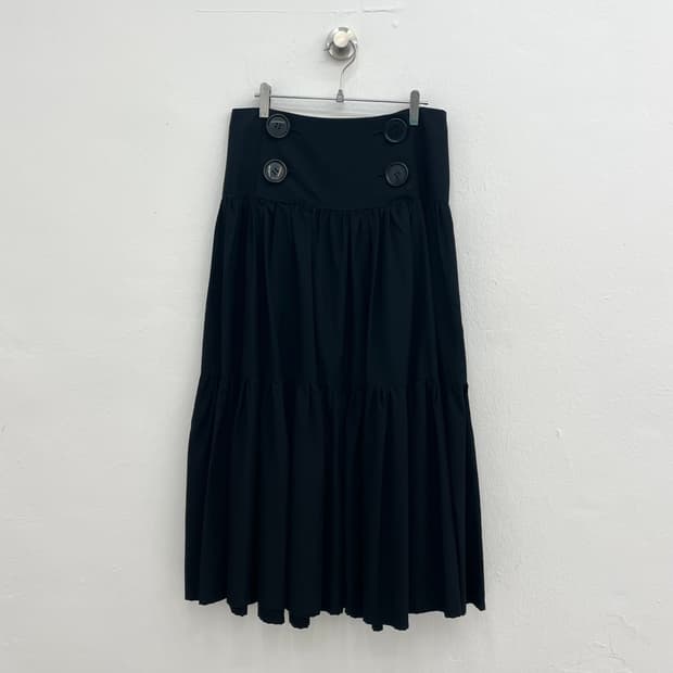 Limi feu by Limi Yamamoto black skirt
