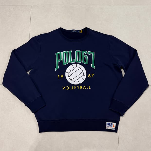 폴로 발리볼 맨투맨 스웻셔츠 L