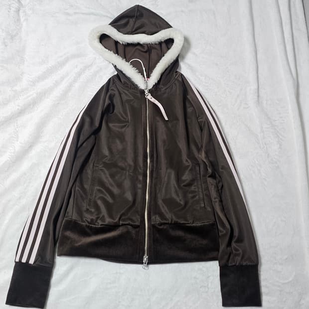 아디다스 브라운핑크 갈핑 퍼져지 극희귀