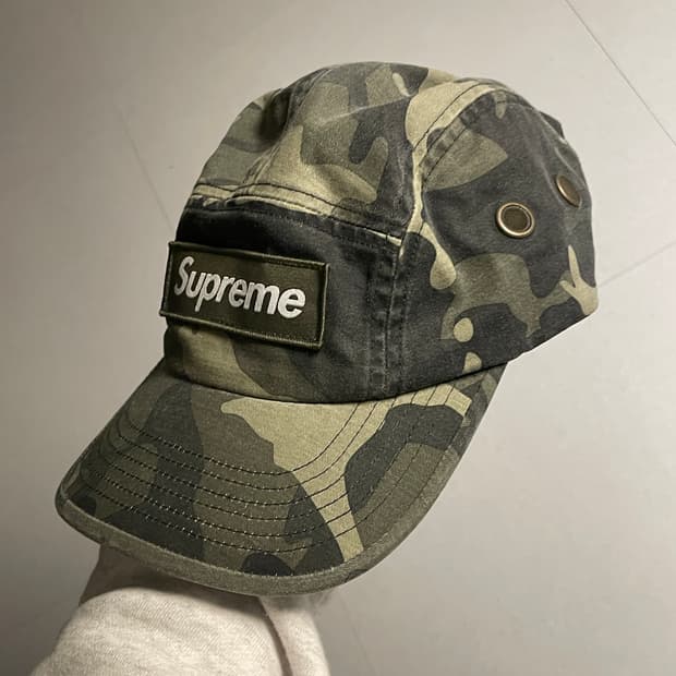 슈프림 supreme 밀리터리 캠프캡 올리브 카모 23SS