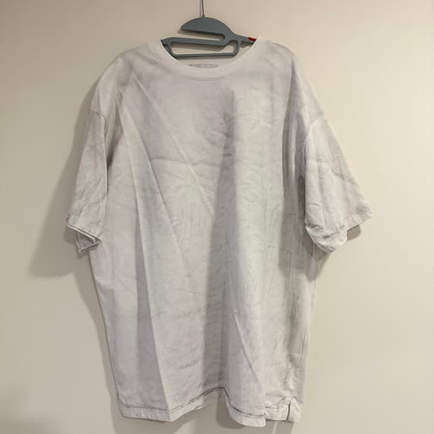 LIL X WAVY 마블 워싱 오버핏 반팔티 