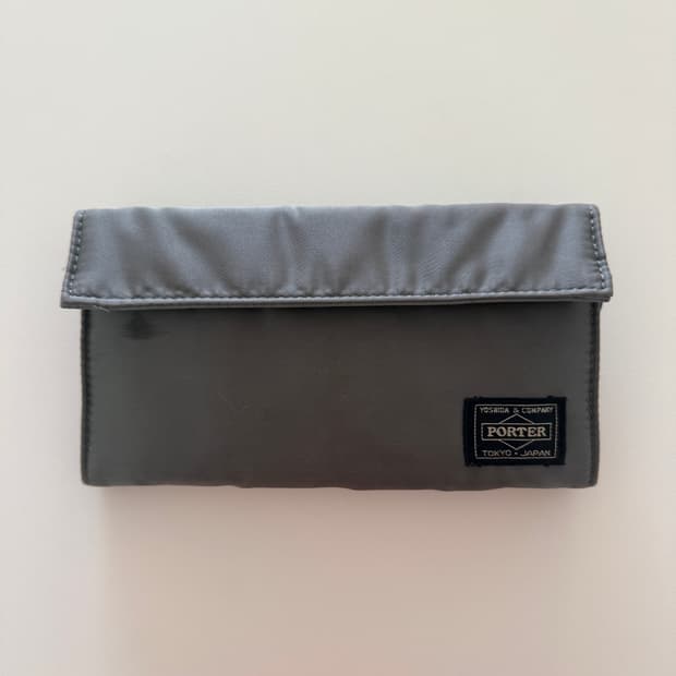 요시다포터 탱커 월렛 실버그레이