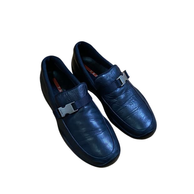 90’s Prada Sport buckle loafer