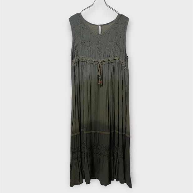 Bohemian Embroidered Long Dress