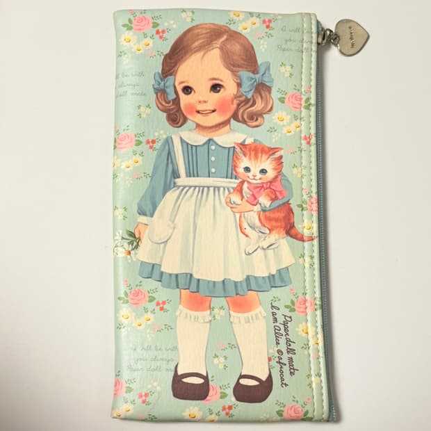 아프로캣 페이퍼돌메이트 앨리스 필통 파우치