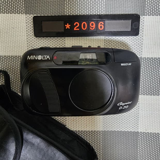 미놀타 카피오스 D 20 필름카메라 파우치포함