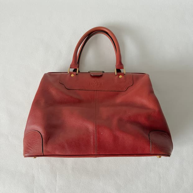 란체티(LANCETTI) 레더 닥터 보스톤백