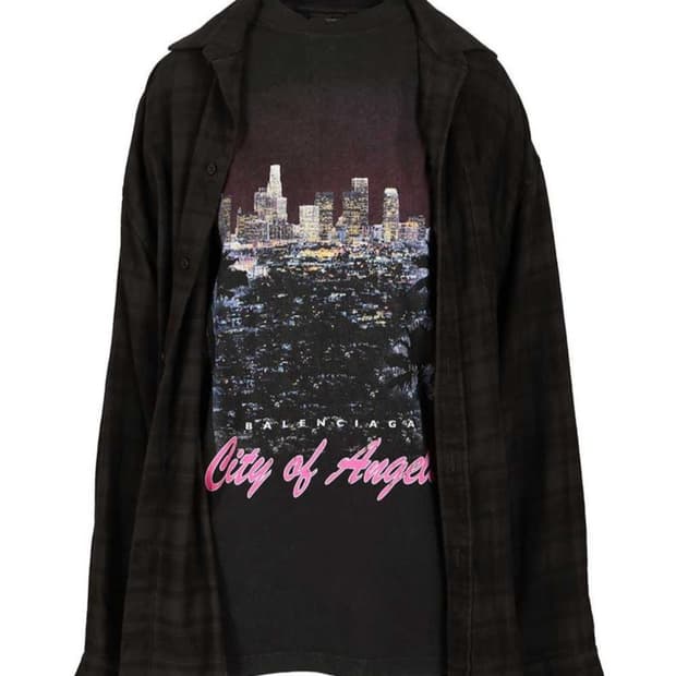 [5] 발렌시아가 시티오브엔젤 레이어드 셔츠