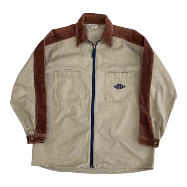 90-00's S.Oliver HBT 워크 셔츠 자켓