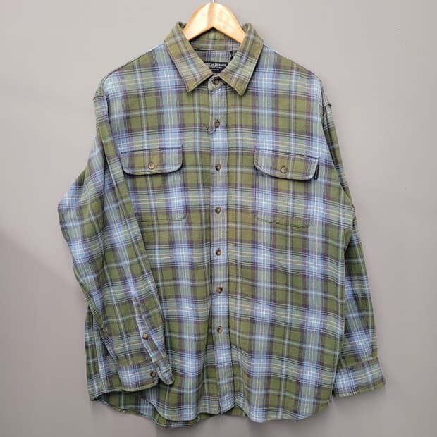 American Exchange Outfitters 플란넬 체크 셔츠