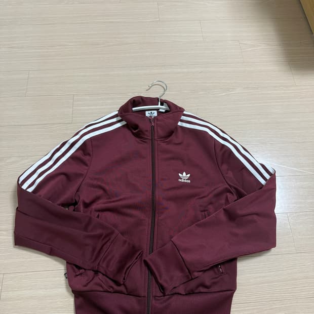 IB7406 아디다스 파이어버드 트랙 자켓 쉐도우 레드 버건디 S