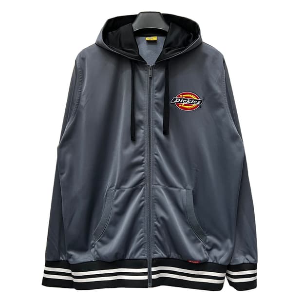 USA 디키즈 아이코닉 로고 베이스볼 후드 집업 2XL