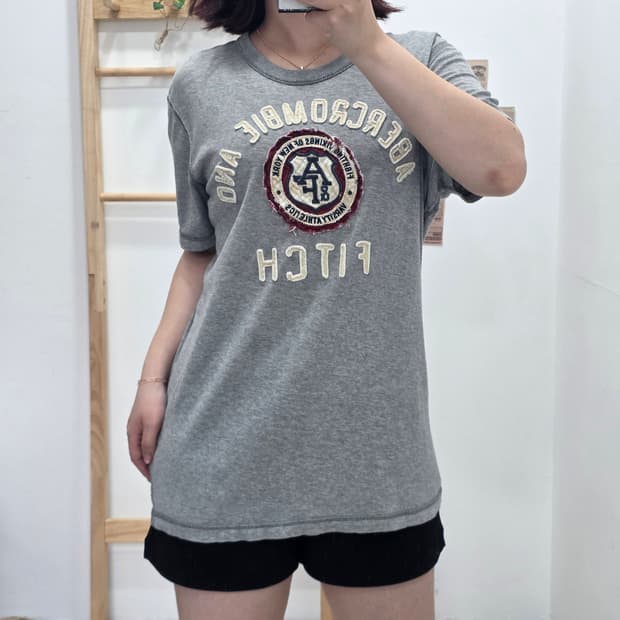 [프립]M/아베크롬비 반팔티 그레이