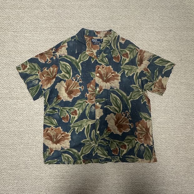 POLO RALPH LAUREN vintage camp shirt