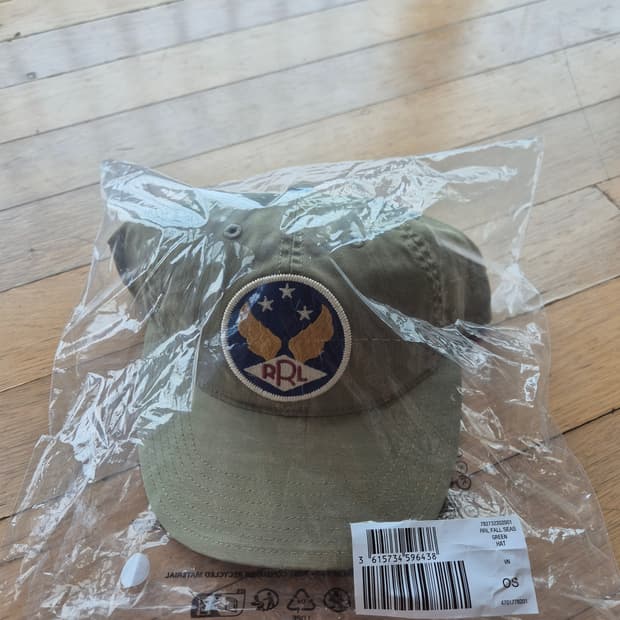 rrl 볼캡 올리브 그린