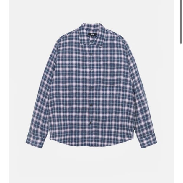 스투시 플레이드 셔츠 