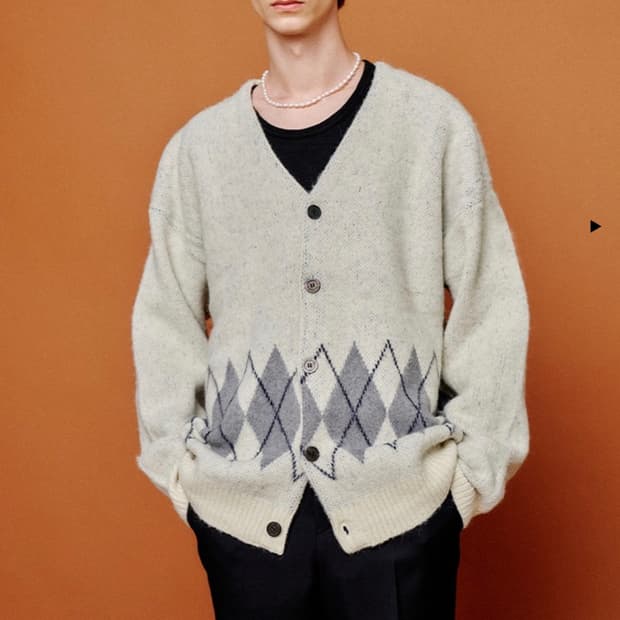 토니웩 모헤어 아기일 가디건