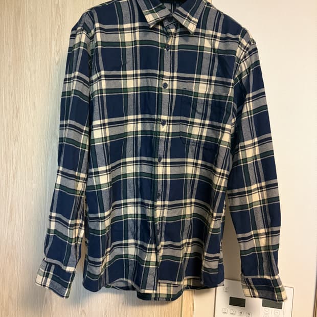 유니클로 플란넬 체크셔츠 L사이즈