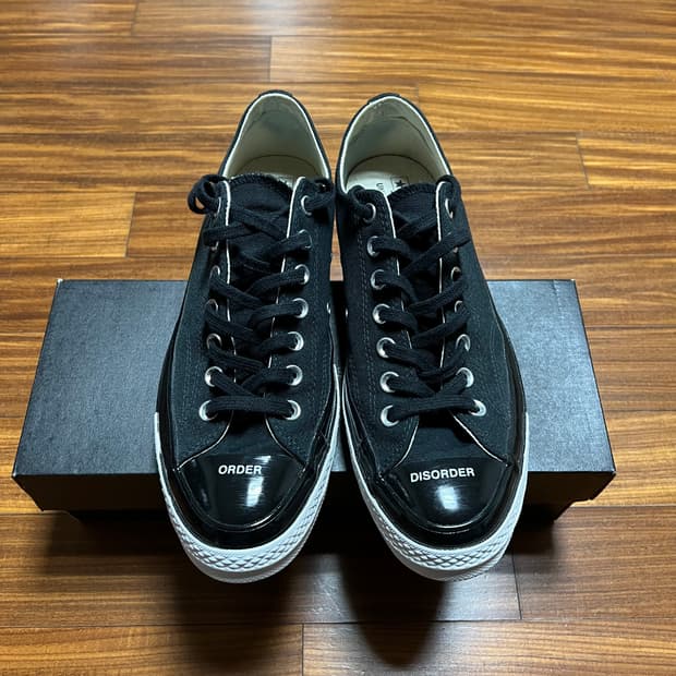 언더커버 컨버스 척 70 로우 블랙 화이트