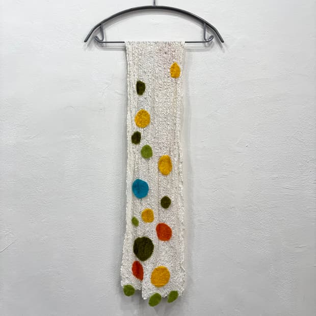 빈티지 플리츠 머플러