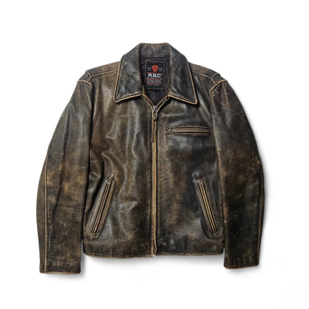 RBC 로드마스터 싱글 라이더 가죽자켓 뉴스보이 S 95 100